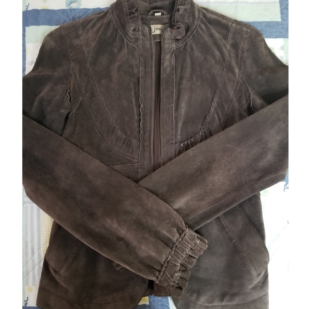 June Suede Leather Fall Jacket - image 7